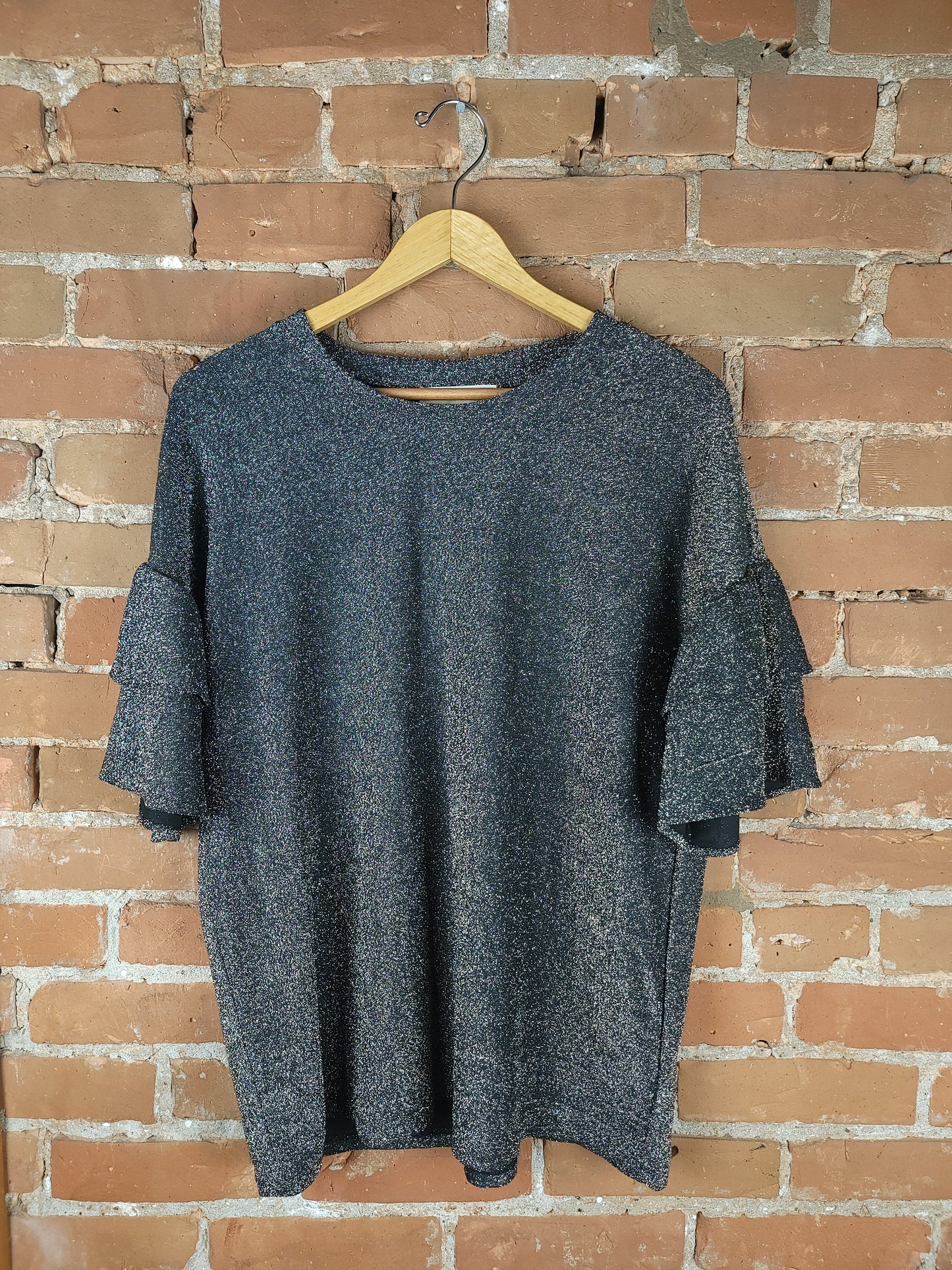 Michael Kors Sparkly Silver Top