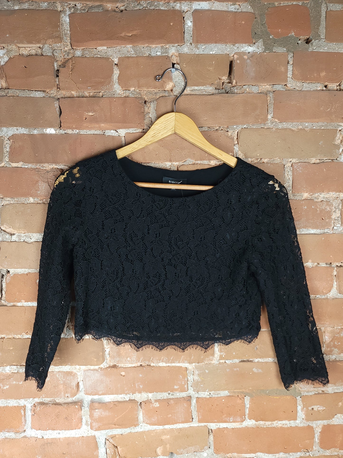 Aritzia Babaton Cropped Lace Top