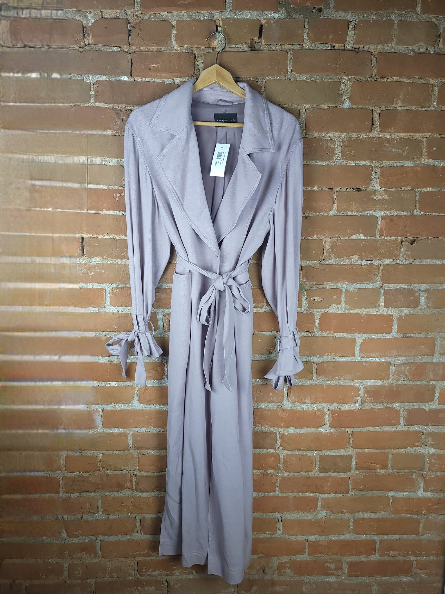 Babaton I-OI Purple Trench-Jacket