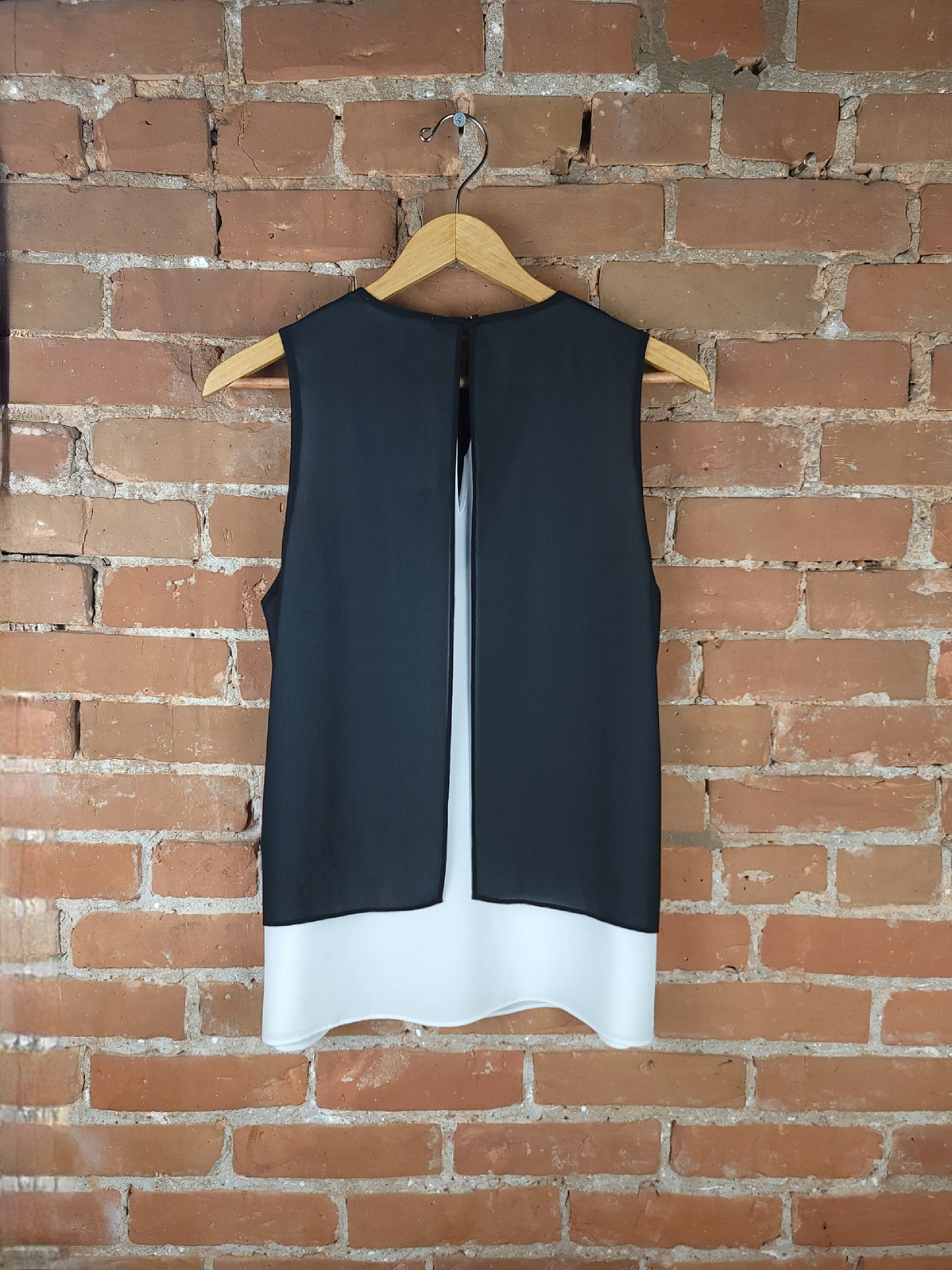 Michael Kors White & Black Tank