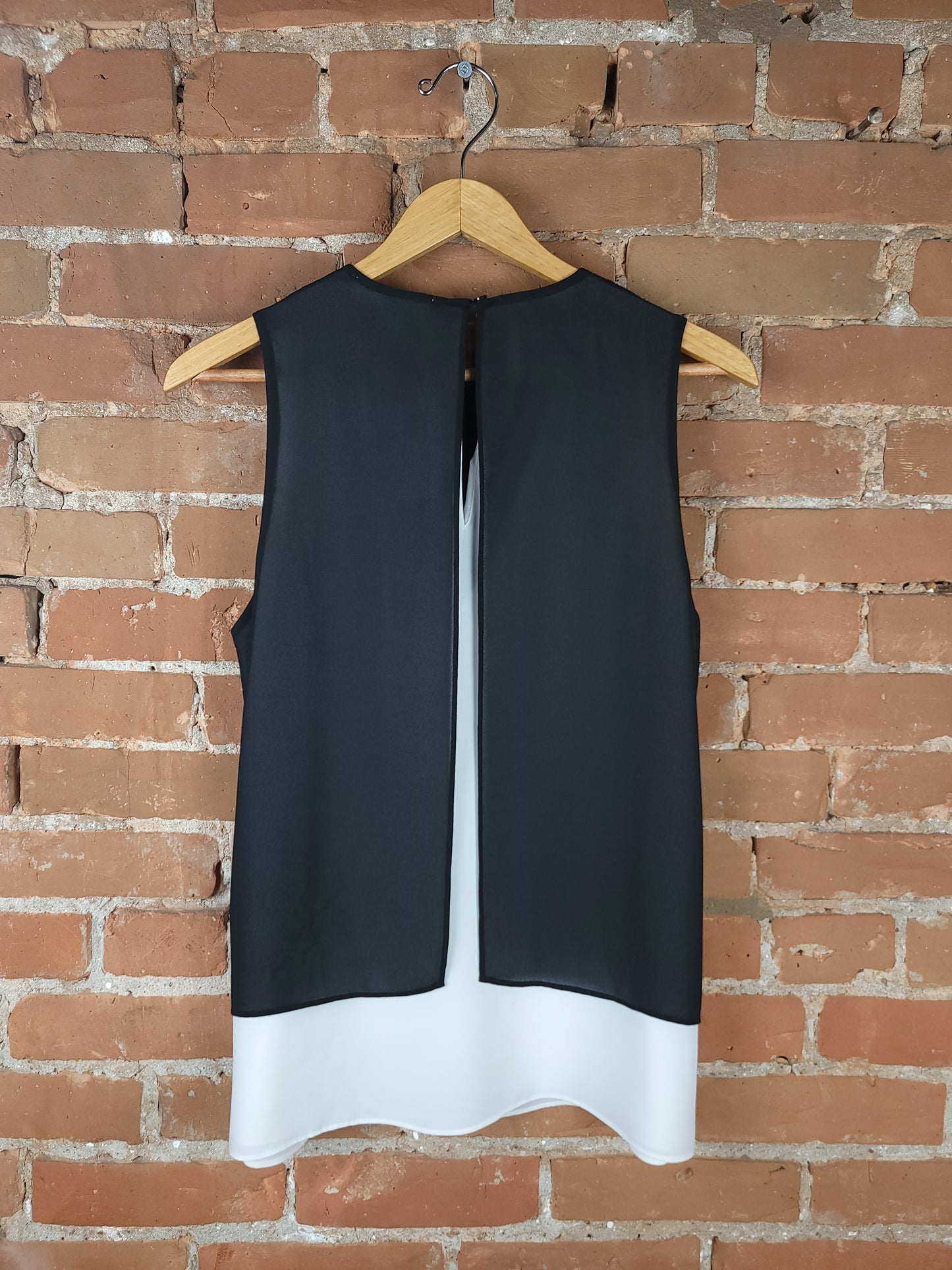Michael Kors White & Black Tank