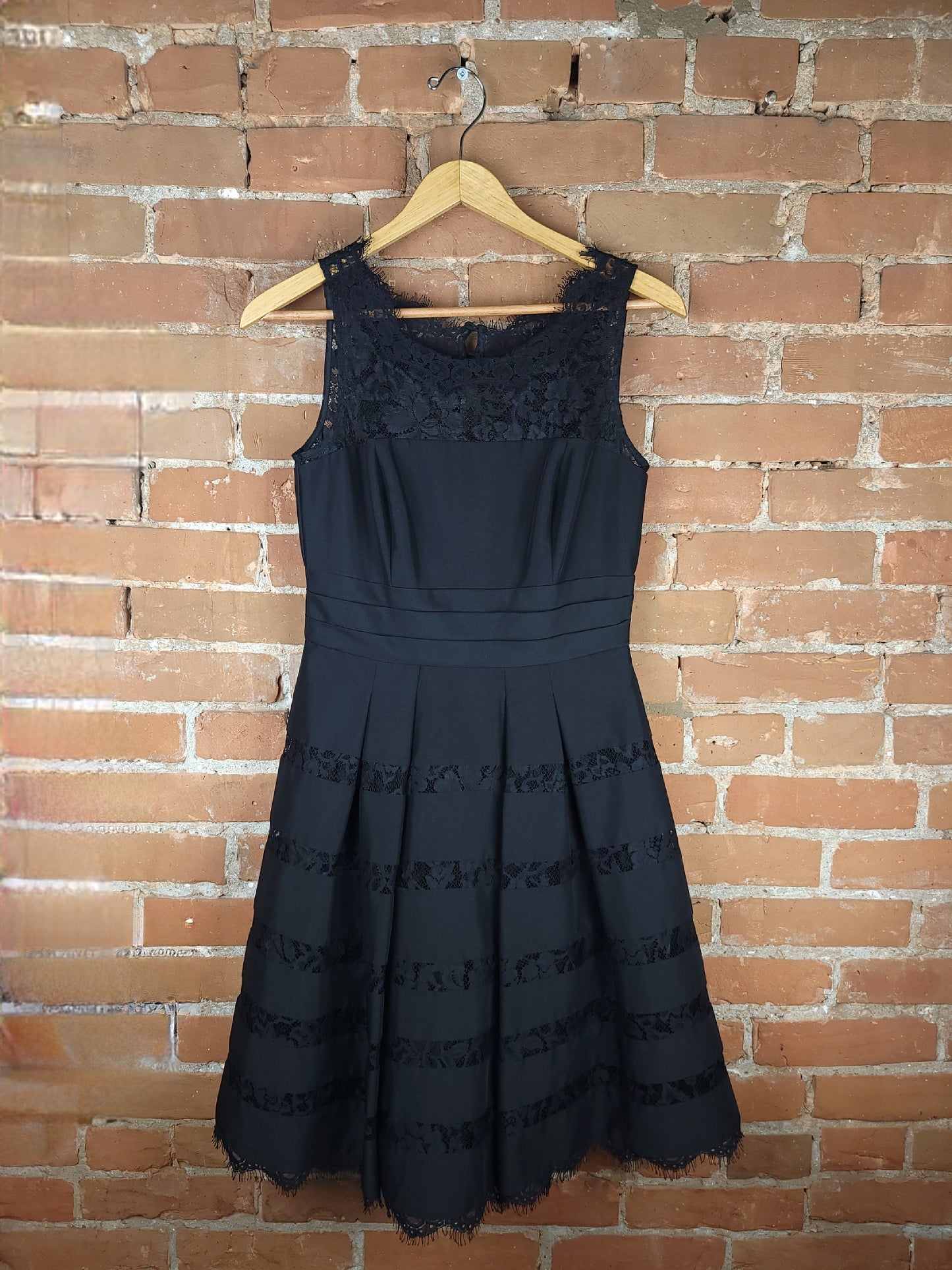 White House Black Market Black Lace Dress