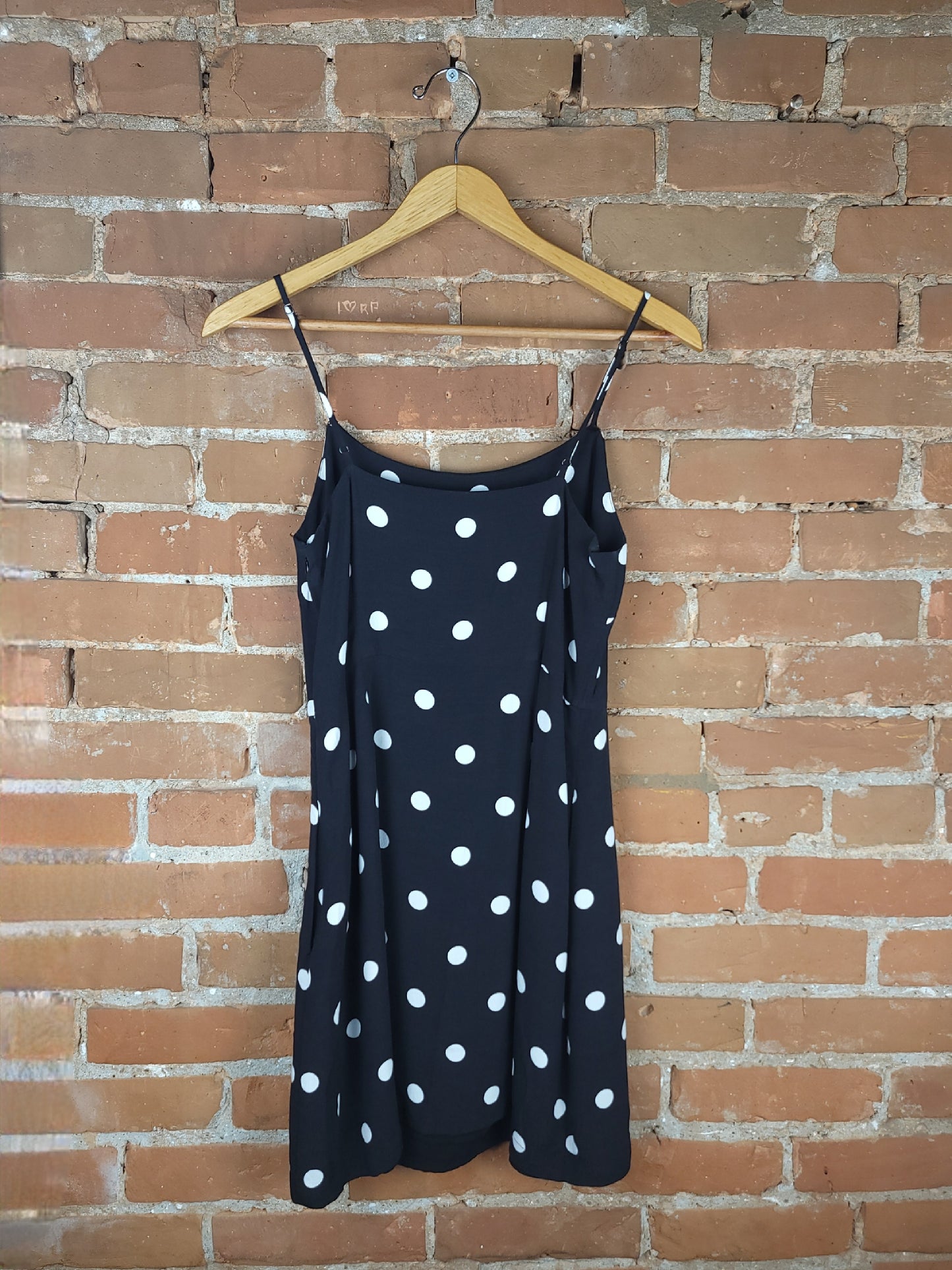 Aritzia Wilfred Black & White Polka Dot Dress