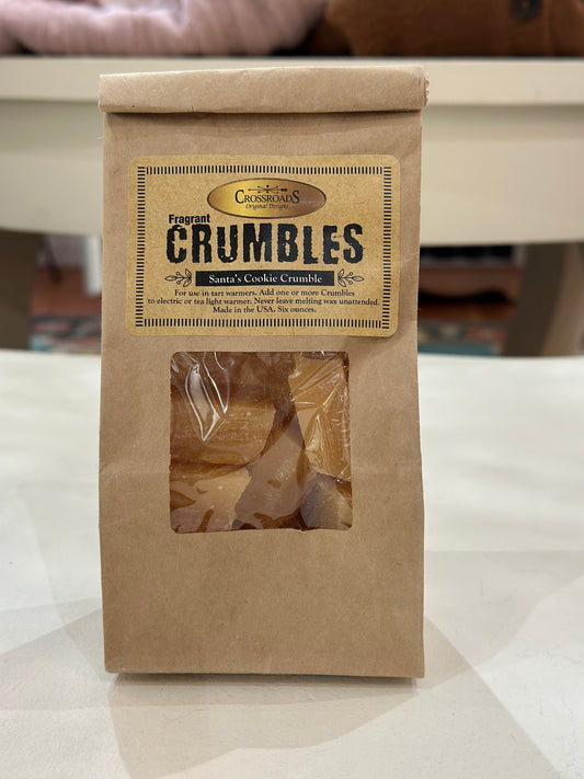 Crumbles Santa cookie