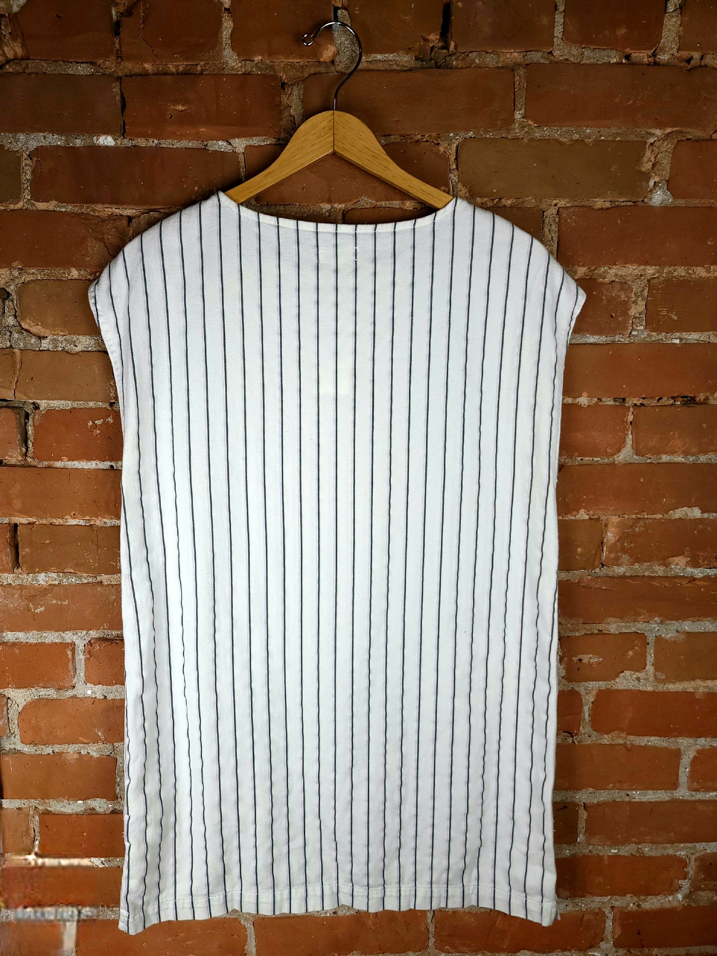 Aritzia Wilfred Straight-Cut Striped Dress