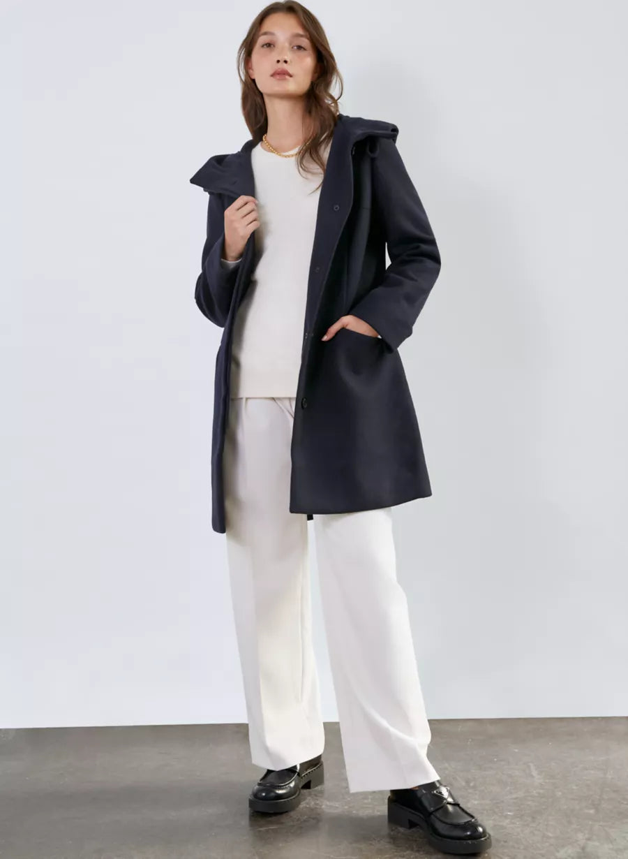 Black Babaton Wool Coat
